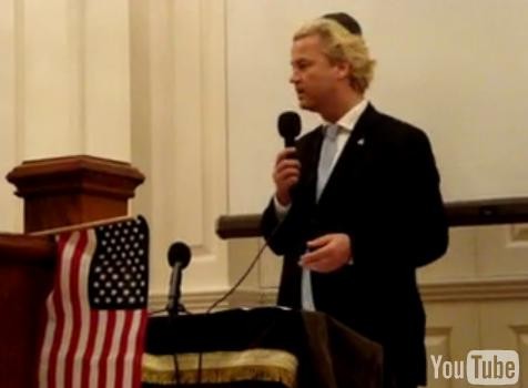 Dutch anti-Islam politician Wilders shows Mohammed cartoons on national TV