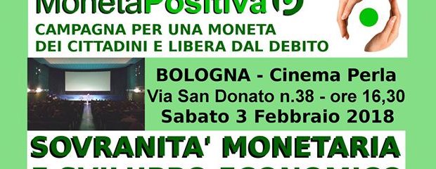 Sovranità monetaria e sviluppo economico (Bologna, 3 feb. 2018)