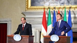 A che gioco cioca Renzi con l'Egitto? Dalla posa non c'è da essere ottimisti...